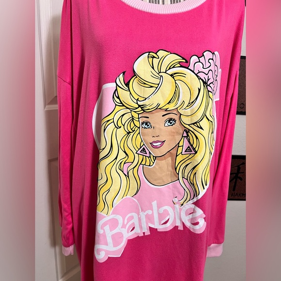 BARBIE pink intimate valentines day sleep wear Dress plus size 3X - Picture 9 of 10